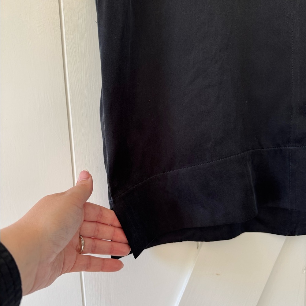 Everlane Clean Silk Charmeuse Tie Blouse - Picture 3 of 8